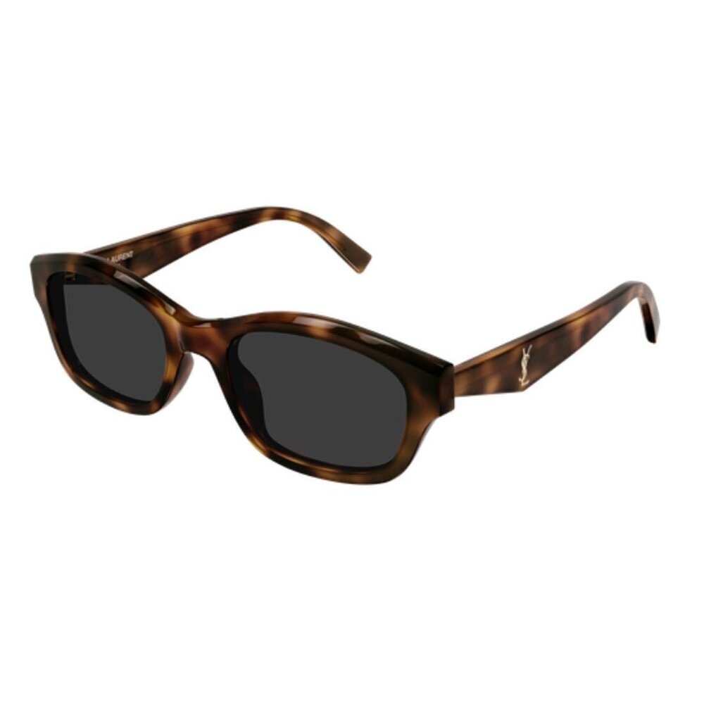 Saint Laurent SL-M172 Sunglasses Havana Grey Acetate Square